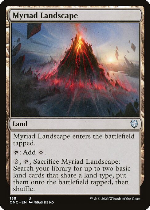 Myriad Landscape from Phyrexia: All Will Be One Commander