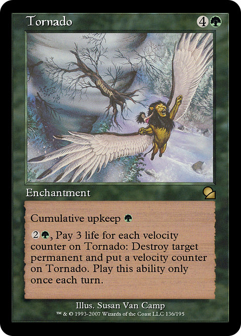 Tornado highlighted card art