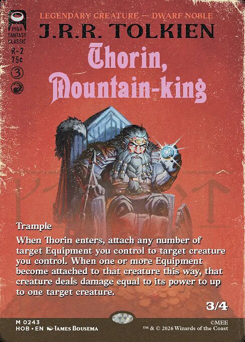 Thorin, Mountain-king from The Hobbit
