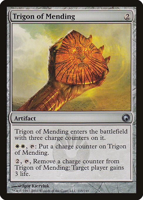 Trigon of Mending highlighted card art