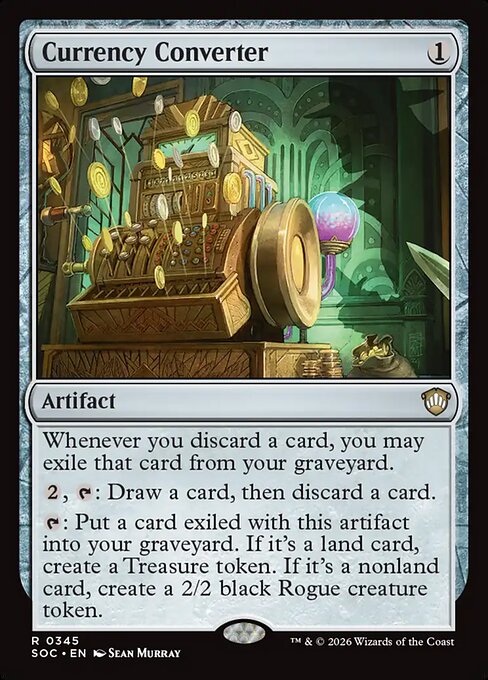 Currency Converter from Secrets of Strixhaven Commander