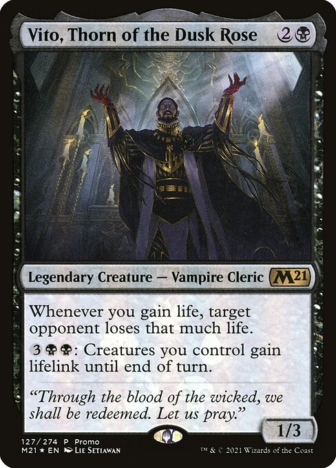 Vito, Thorn of the Dusk Rose from Core Set 2021 Promos