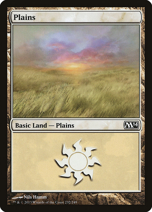 Plains from Magic 2014