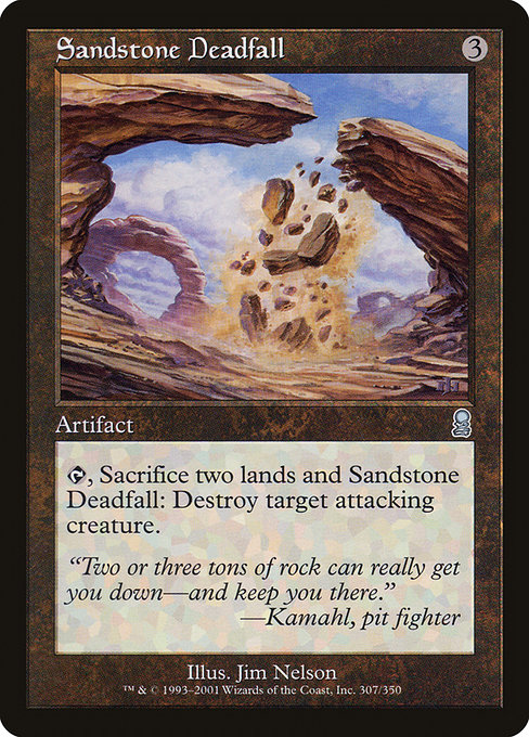 Sandstone Deadfall highlighted card art