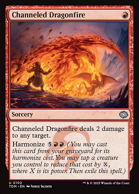 Channeled Dragonfire highlighted card art