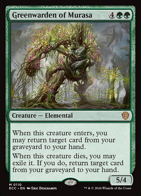 Greenwarden of Murasa from Lorwyn Eclipsed Commander