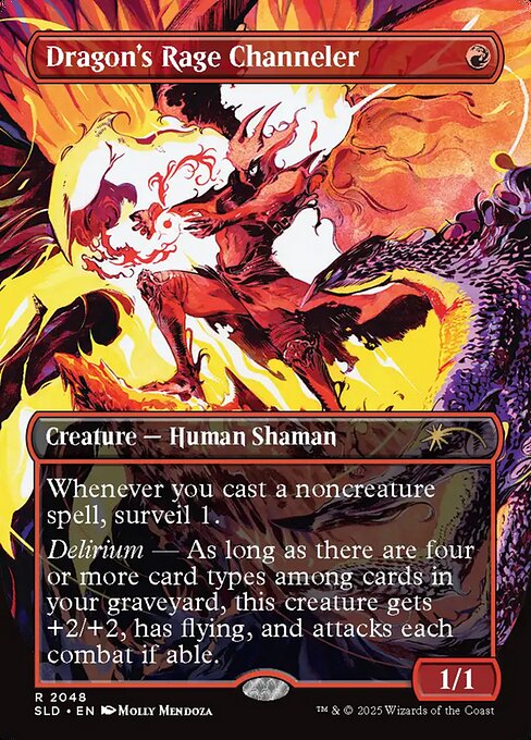Dragon's Rage Channeler highlighted card art