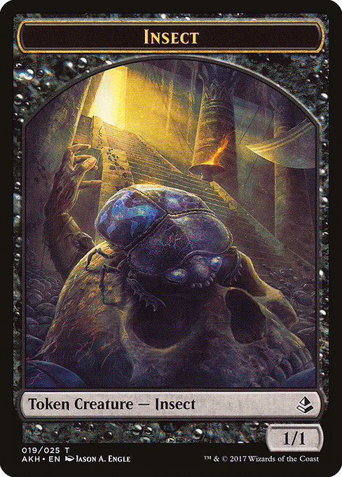 Insect highlighted card art