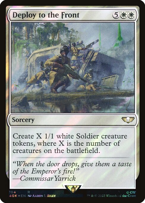 Deploy to the Front highlighted card art