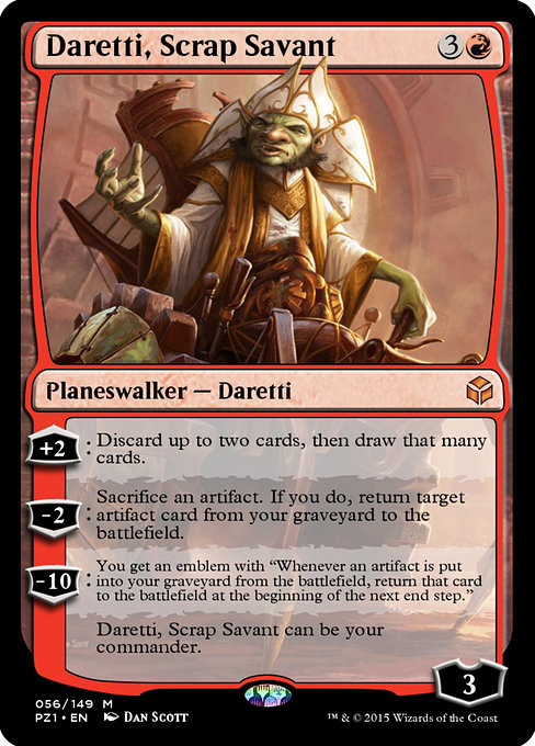 Daretti, Scrap Savant from Legendary Cube Prize Pack