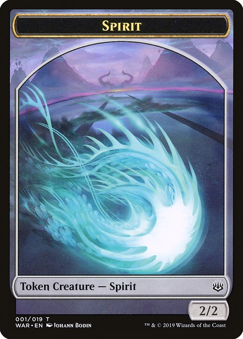 Spirit from War of the Spark Tokens
