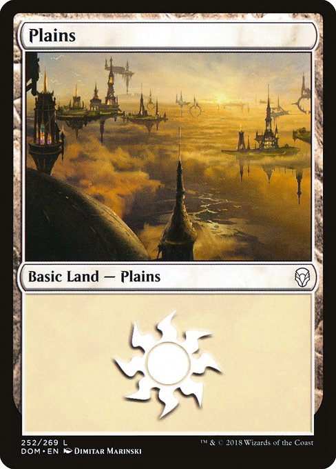 Plains from Dominaria