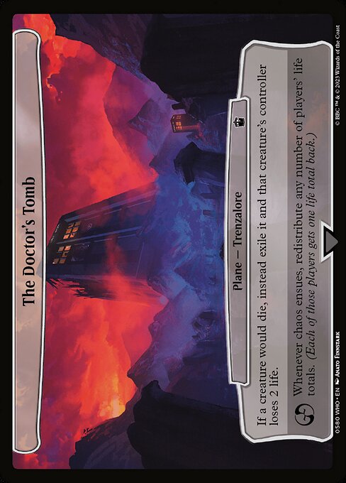 The Doctor's Tomb highlighted card art