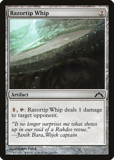 Razortip Whip highlighted card art
