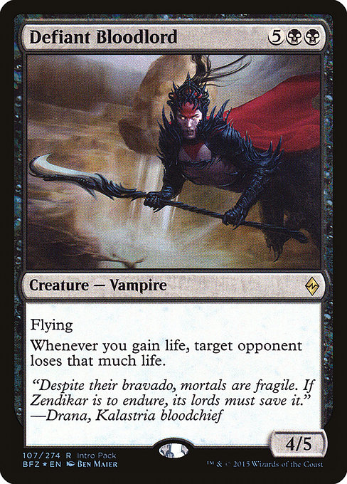 Defiant Bloodlord from Battle for Zendikar Promos