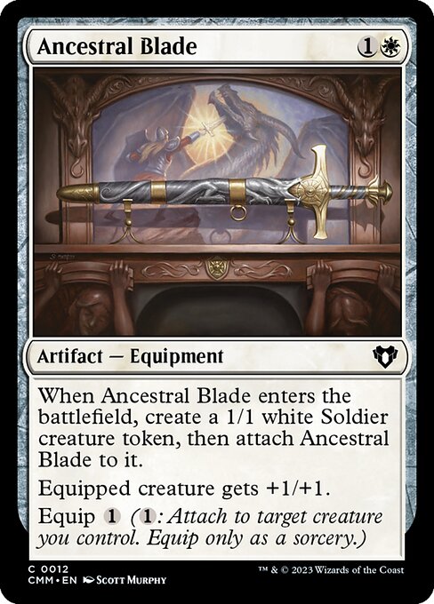 Ancestral Blade from Commander Masters