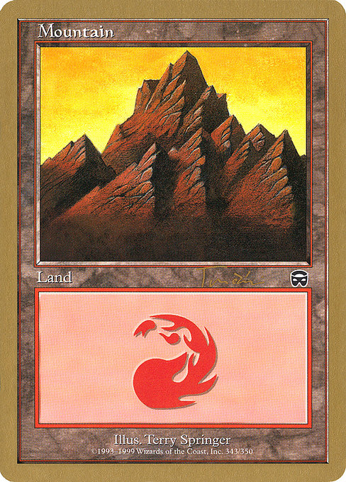 Mountain from World Championship Decks 2001