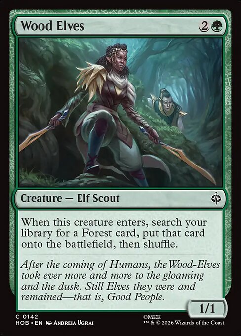 Wood Elves highlighted card art