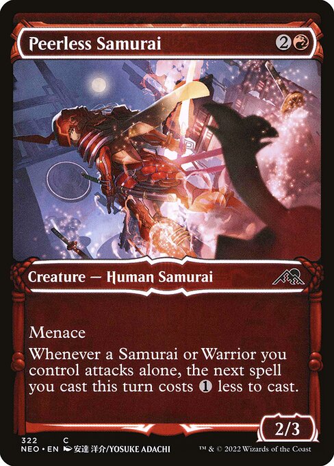 Peerless Samurai highlighted card art