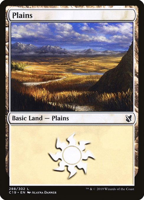 Plains from Commander 2019