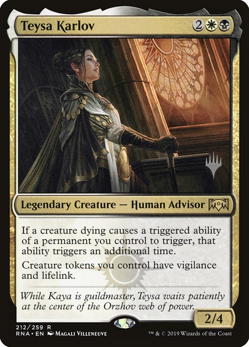 Teysa Karlov from Ravnica Allegiance Promos
