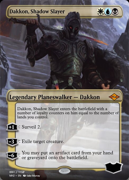 Dakkon, Shadow Slayer highlighted card art