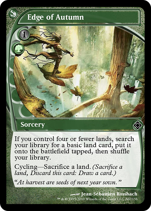 Edge of Autumn from Magic Online Theme Decks