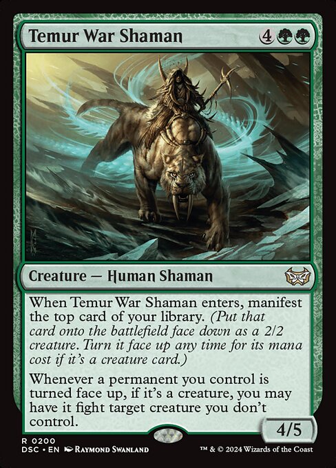 Temur War Shaman highlighted card art