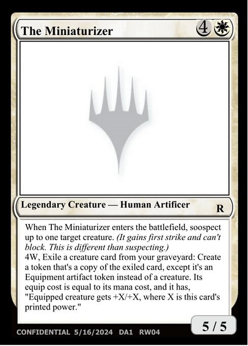 The Miniaturizer highlighted card art