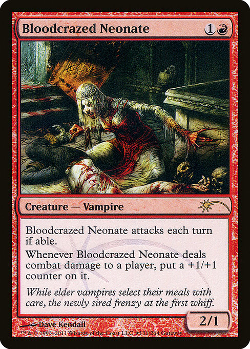 Bloodcrazed Neonate from Wizards Play Network 2011