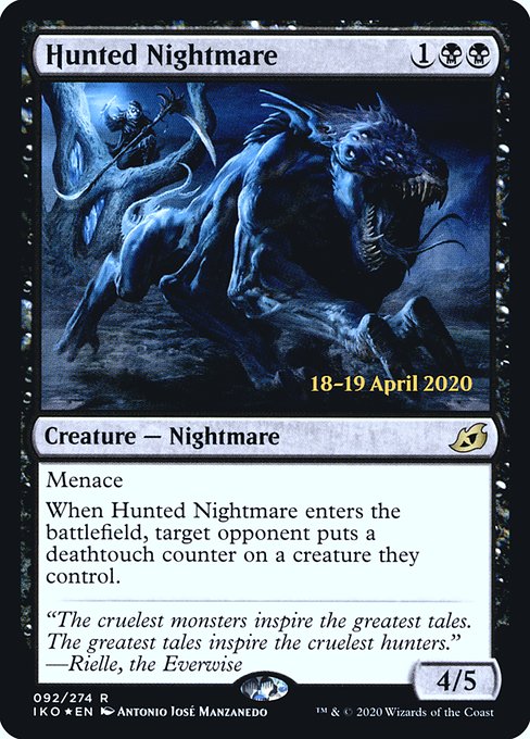 Hunted Nightmare from Ikoria: Lair of Behemoths Promos