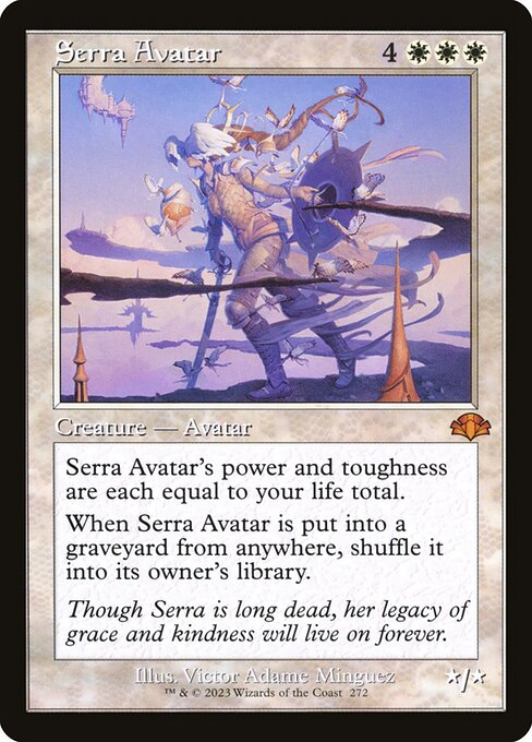 Serra Avatar highlighted card art