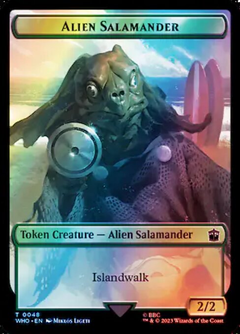 Alien Salamander highlighted card art