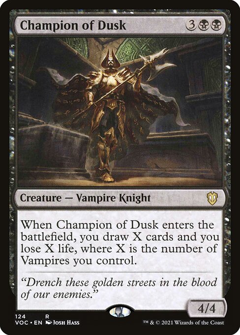 Champion of Dusk from Crimson Vow Commander