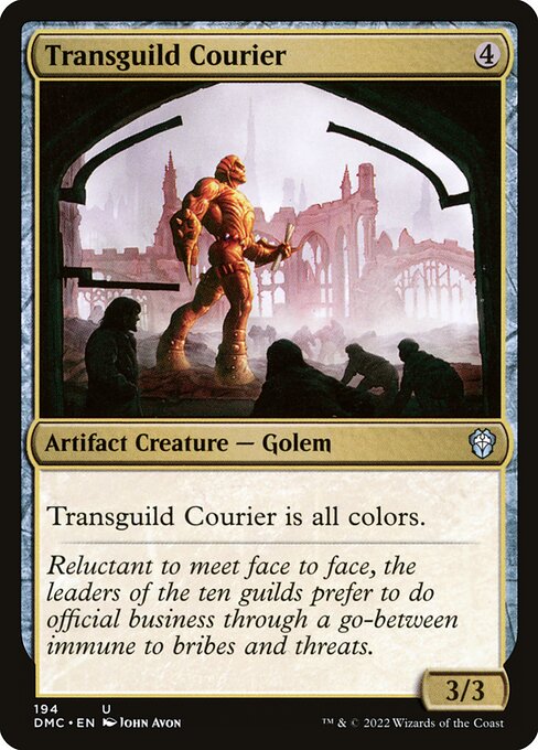 Transguild Courier highlighted card art