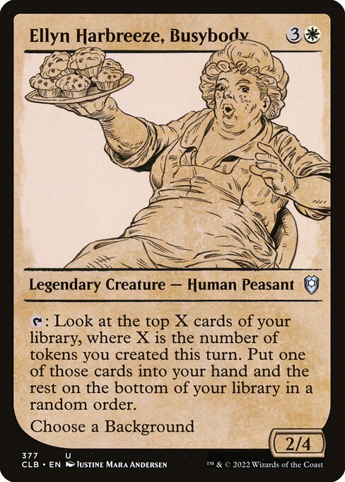 Ellyn Harbreeze, Busybody highlighted card art