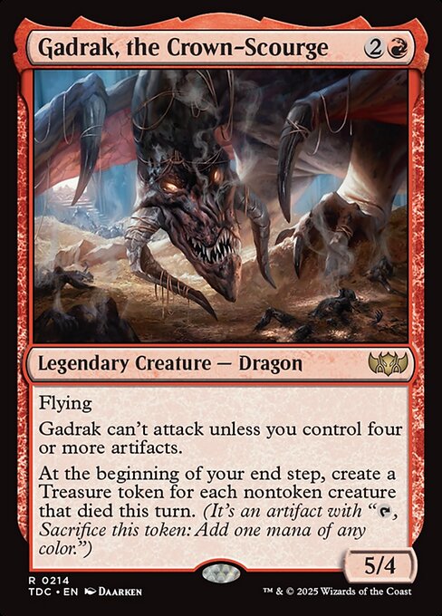 Gadrak, the Crown-Scourge highlighted card art