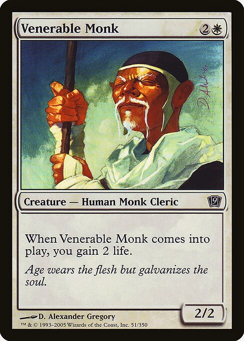 Venerable Monk from Ninth Edition