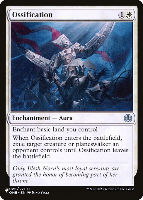 Ossification highlighted card art