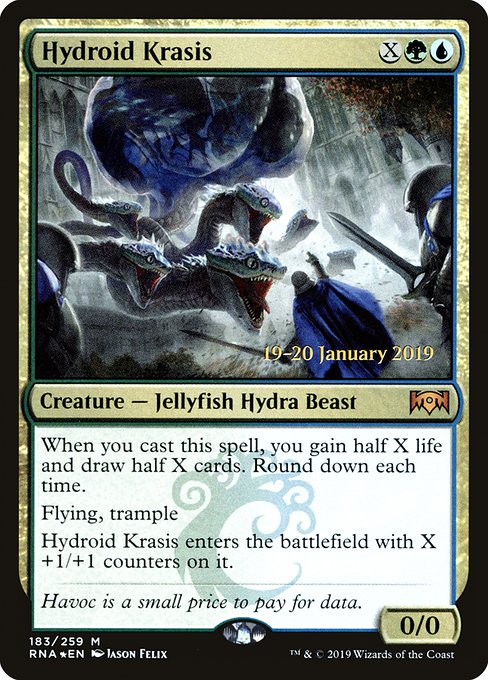 Hydroid Krasis from Ravnica Allegiance Promos
