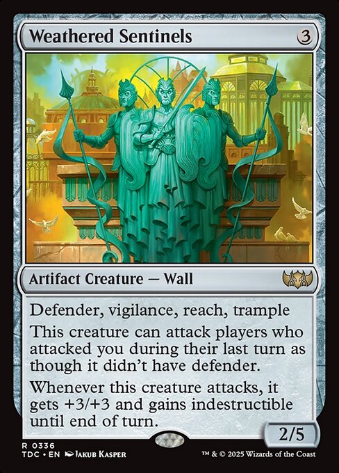 Weathered Sentinels highlighted card art