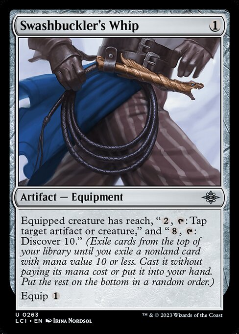Swashbuckler's Whip highlighted card art