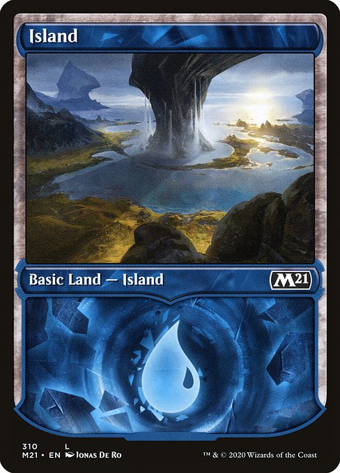Island from Core Set 2021