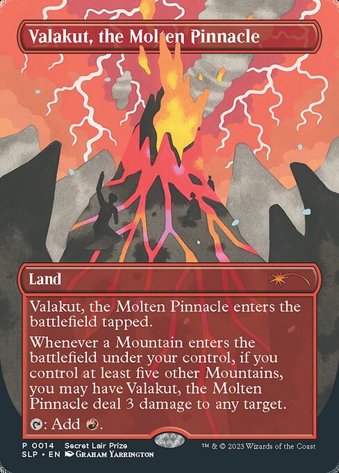 Valakut, the Molten Pinnacle from Secret Lair Promo