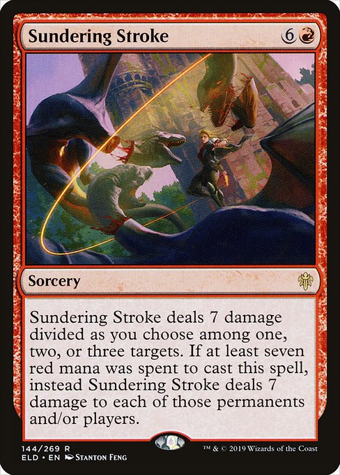 Sundering Stroke highlighted card art