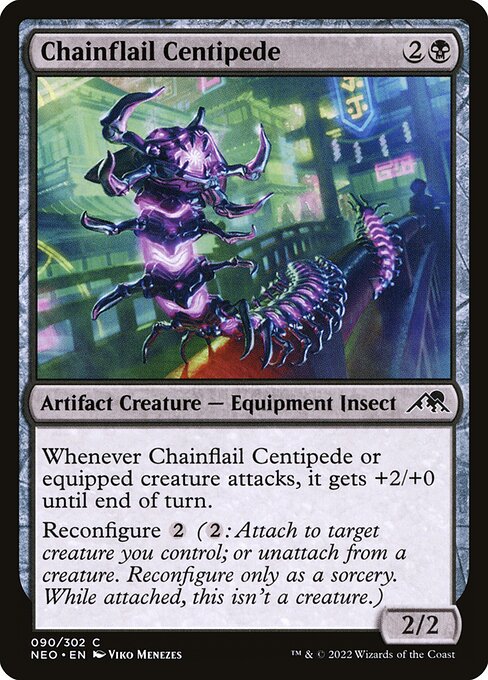Chainflail Centipede highlighted card art