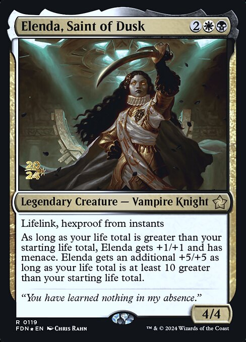 Elenda, Saint of Dusk from Foundations Promos