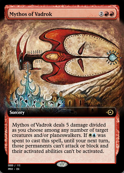 Mythos of Vadrok highlighted card art