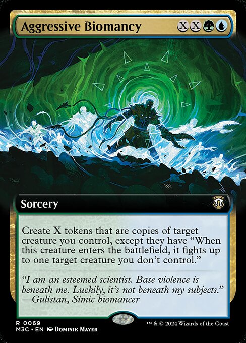 Aggressive Biomancy highlighted card art