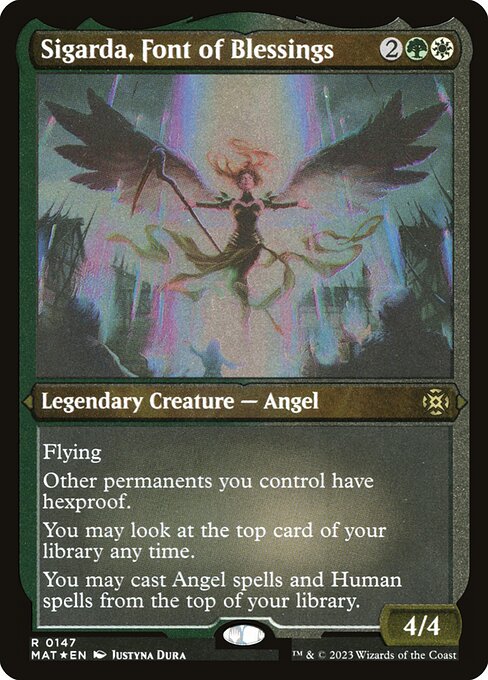 Sigarda, Font of Blessings highlighted card art